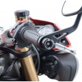 R&G Racing Bar End Sliders for the Triumph Speed Triple S/R '16, Thruxton 1200/R '17-18 and Bonneville Bobber '17-18 models R&G Racing Bar End Sliders for the Triumph Speed Triple S/R '16, Thruxton 1200/R '17-18 and Bonneville Bobber '17-18 models